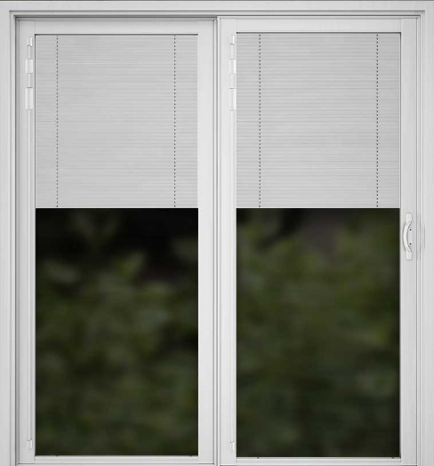 patio doors miniblinds